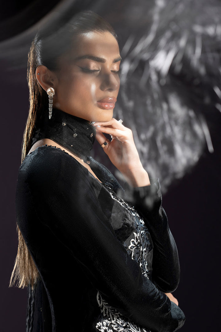 Noir - Zeb & Zeeshan -  Velvet Suit - raniazara