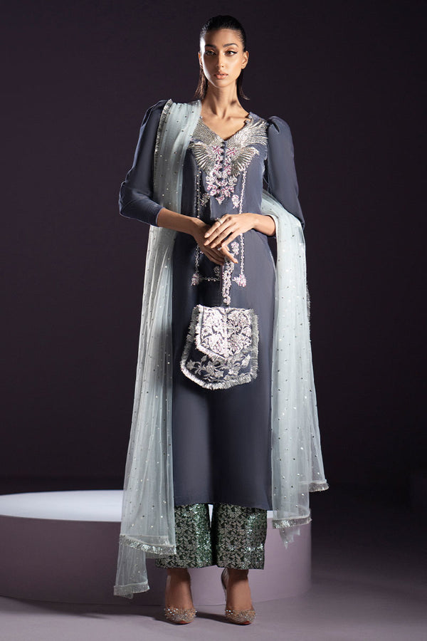 Dahlia - Zeb & Zeeshan -  Velvet Suit - raniazara