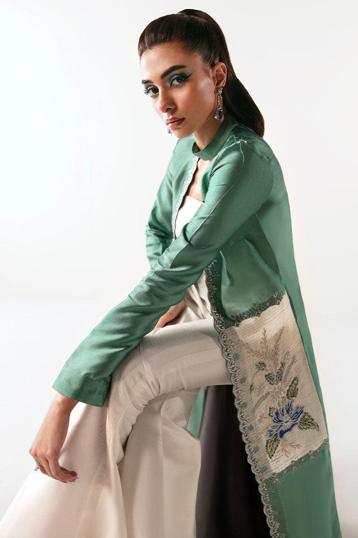 TEAL - Zeb & Zeeshan - Luxury Pret - raniazara