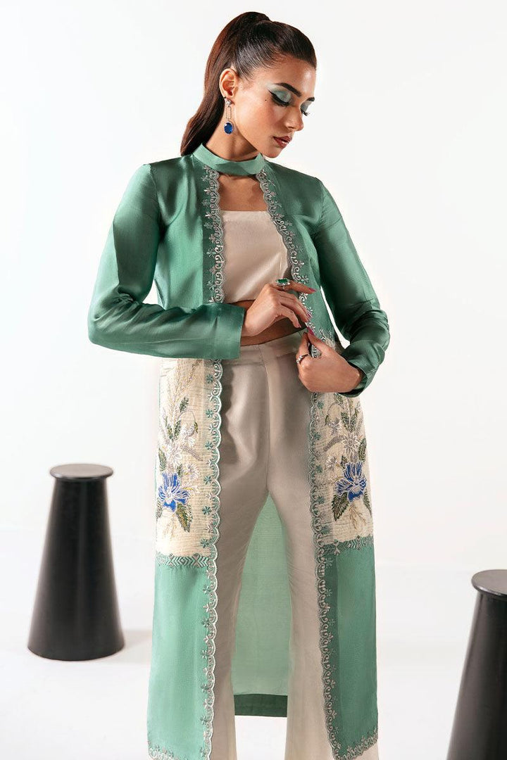 TEAL - Zeb & Zeeshan - Luxury Pret - raniazara