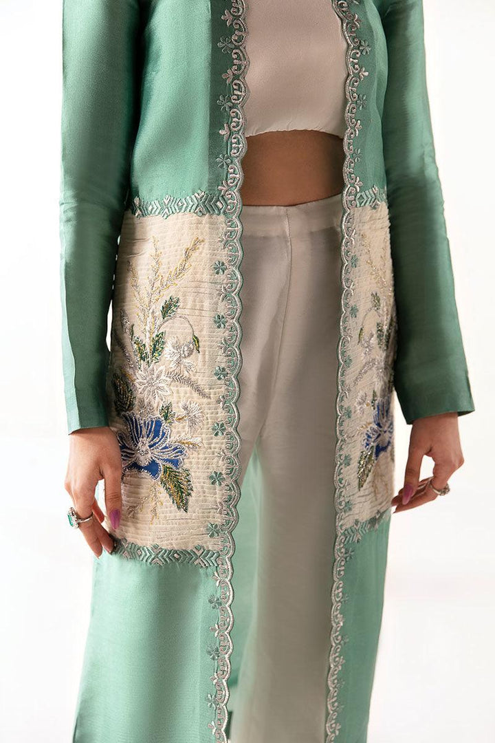 TEAL - Zeb & Zeeshan - Luxury Pret - raniazara