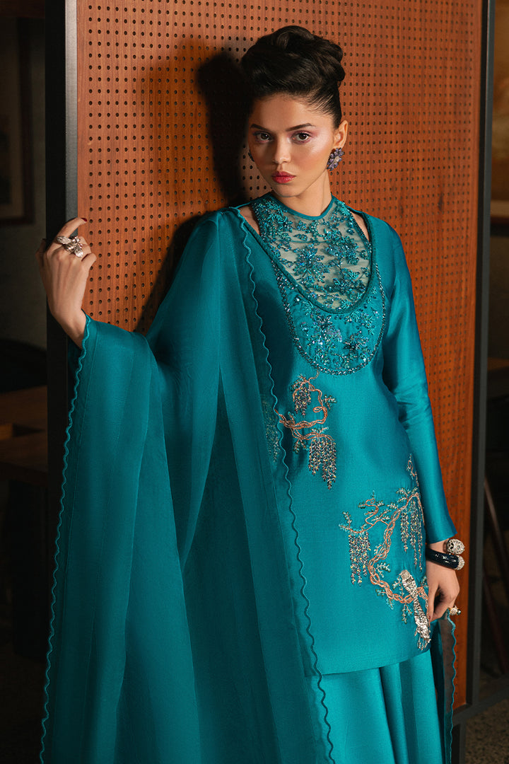 Draped in Blue - Zeb & Zeeshan - Casual Wear