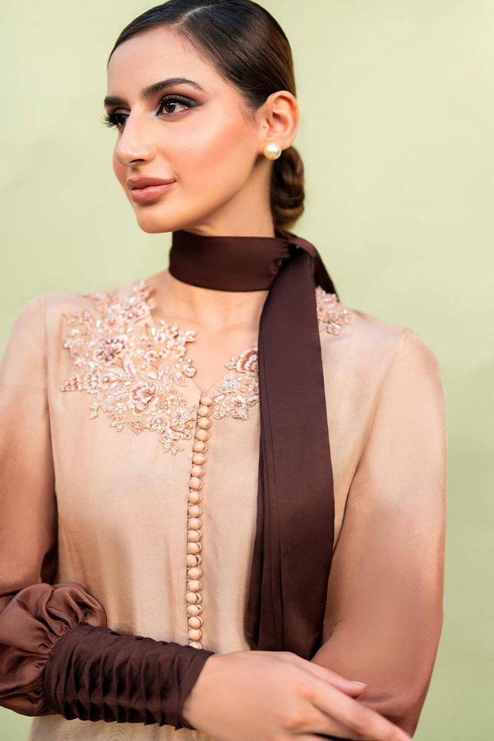 BROWN OMBRE - Zainab Salman - Ready To Ship - ranizara