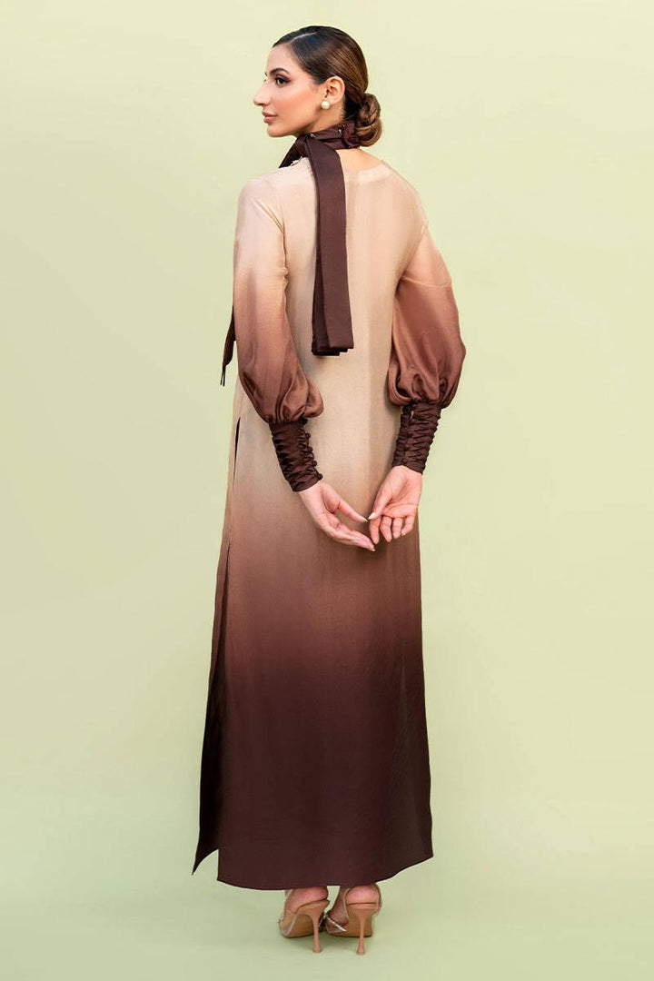 BROWN OMBRE - Zainab Salman - Ready To Ship - ranizara