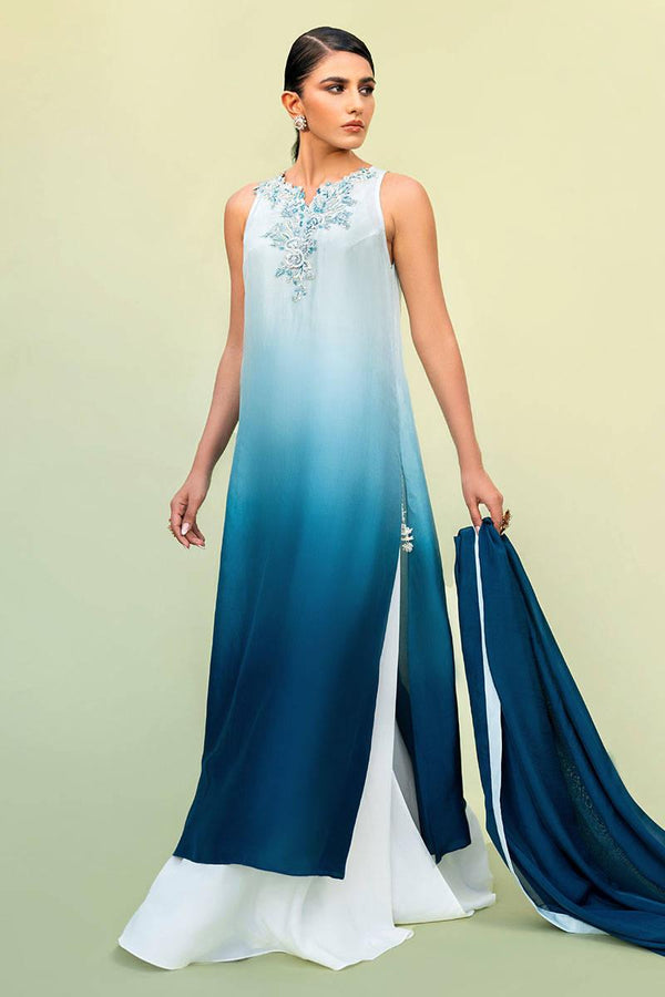 BLUE OMBRE - ZAINAB SALMAN - Casual Wear - raniazara