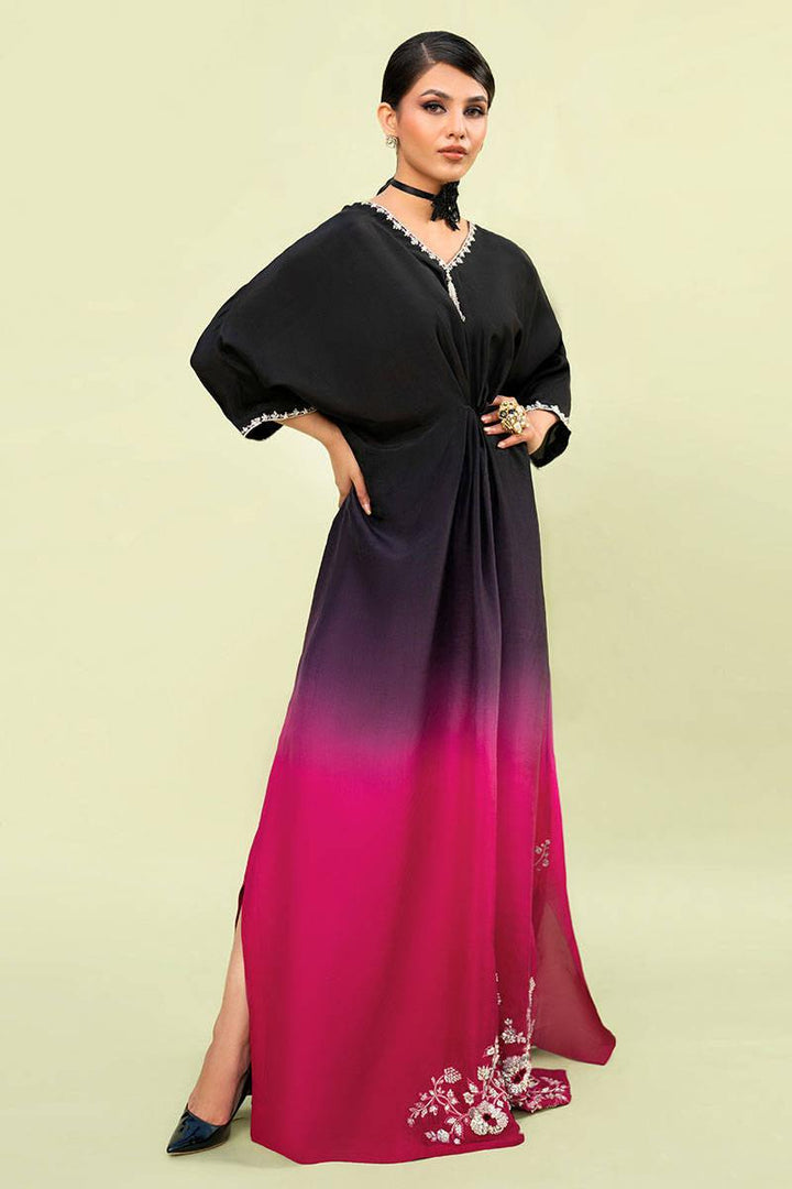 MAGENTA OMBRE - ZAINAB SALMAN - Kaftan Dress - raniazara