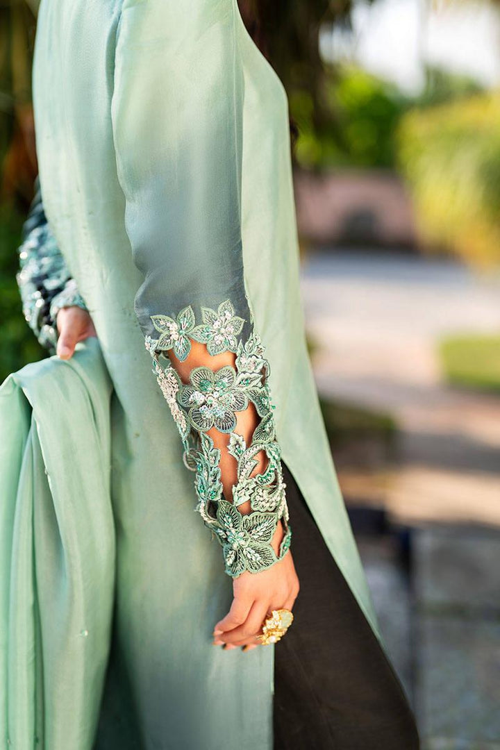 SAGE GREEN OMBRE - Zainab Salman - Ready To Ship - raniazara