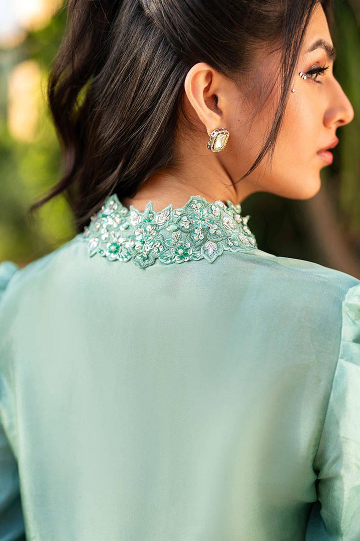 SAGE GREEN OMBRE - Zainab Salman - Ready To Ship - raniazara