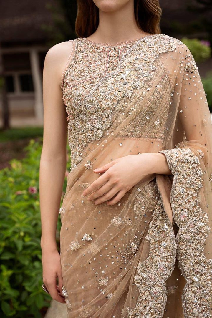 Placid - Zainab Salman - Pakistani Saree - raniazara