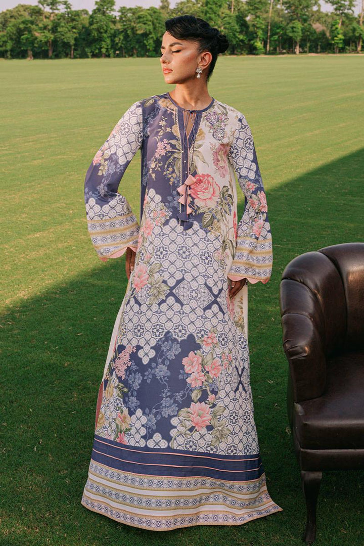 Indigo Kaftan -  ZAINAB SALMAN - Kaftan Dress - raniazara