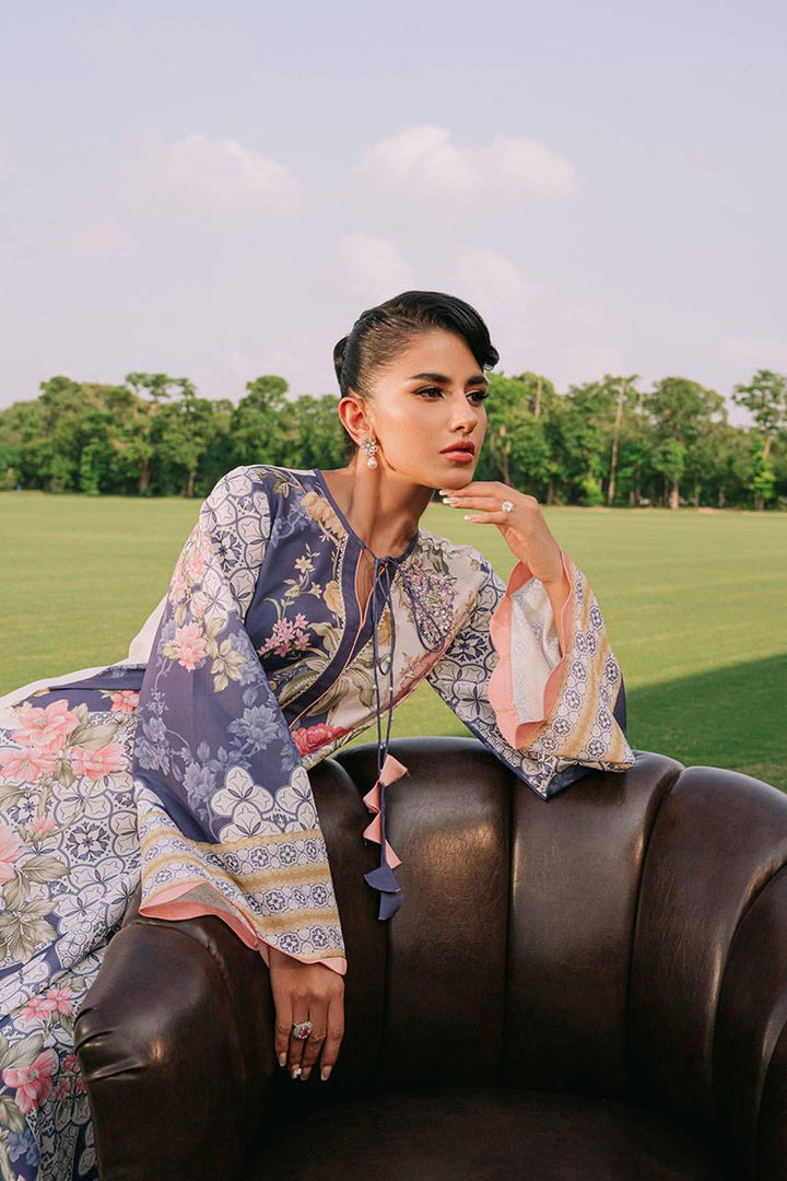 Indigo Kaftan -  ZAINAB SALMAN - Kaftan Dress - raniazara