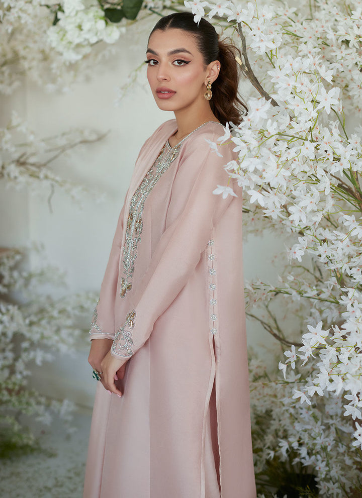 Pippa Pink Shirt and Dupatta - FARAH TALIB AZIZ - Ready to Ship - raniazara