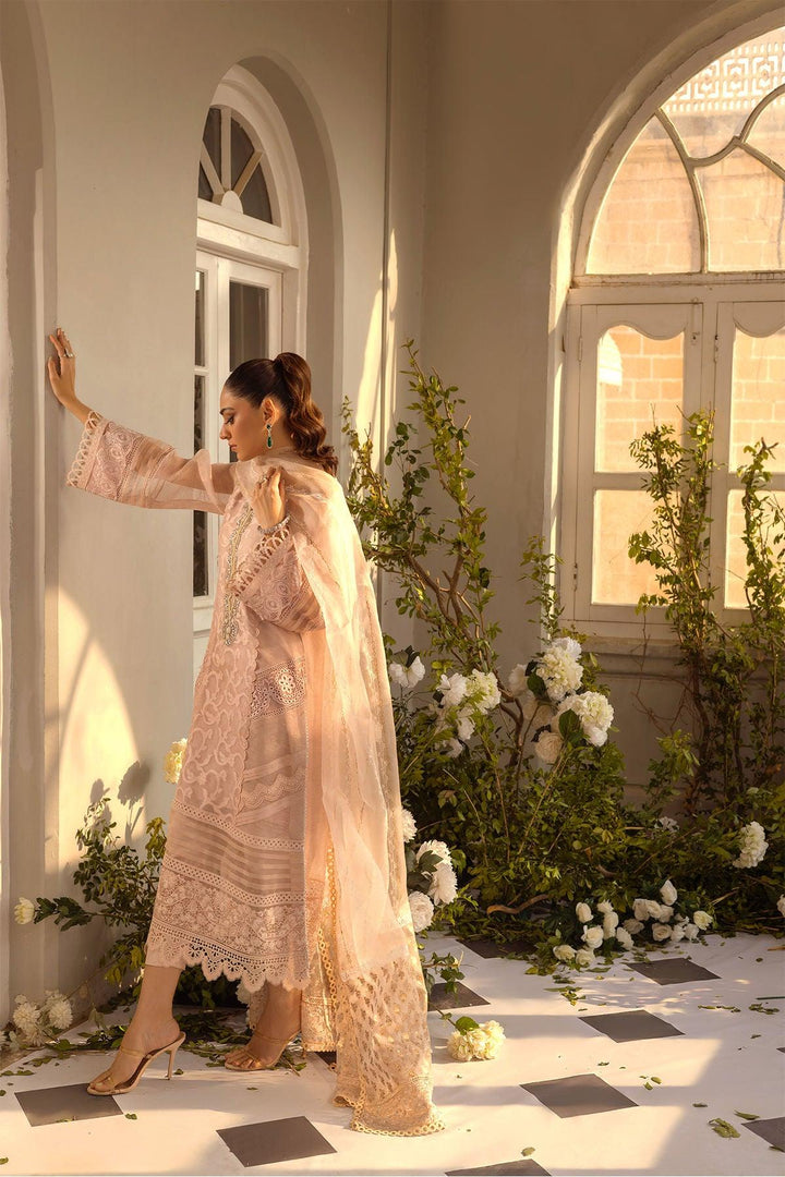 RUNA - SAND SHIRT AND DUPATTA - Annus Abrar - Luxury Pret - raniazara