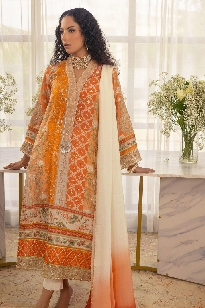 LAMYA - SHIRT AND DUPATTA - Annus Abrar - Luxury Pret - raniazara