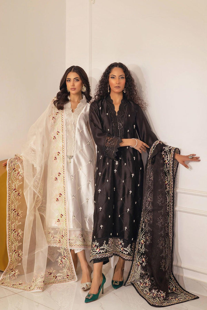 MIRSA IVORY - SHIRT AND DUPATTA - Annus Abrar - Luxury Pret - raniazara