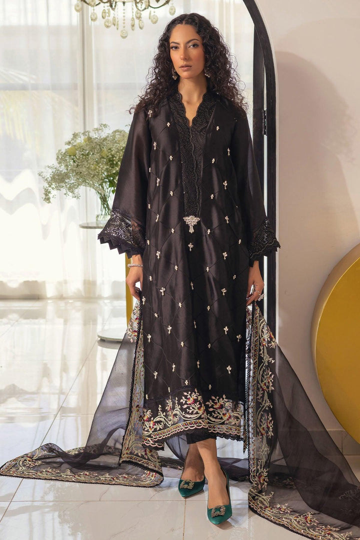 MIRSA BLACK - SHIRT AND DUPATTA - Annus Abrar - Pret