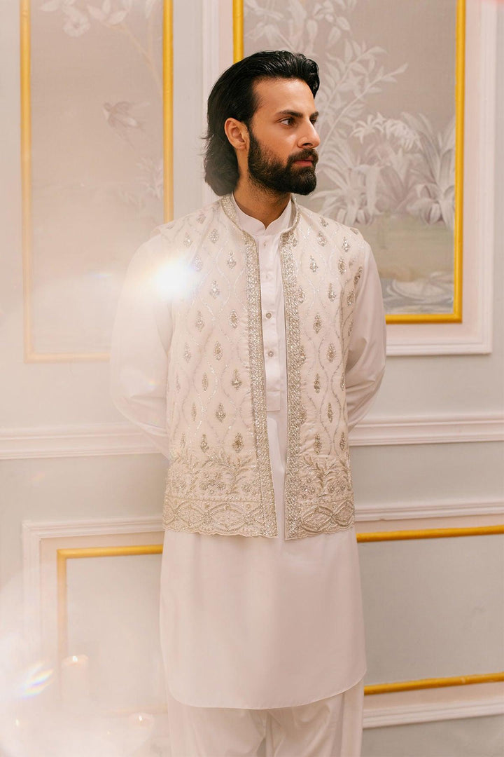 Meraj Waistcoat - Annus Abrar - Mens - raniazara