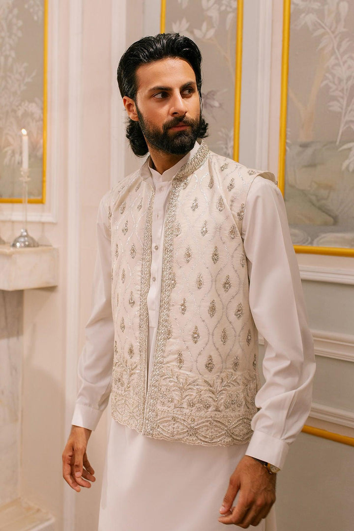 Meraj Waistcoat - Annus Abrar - Mens - raniazara