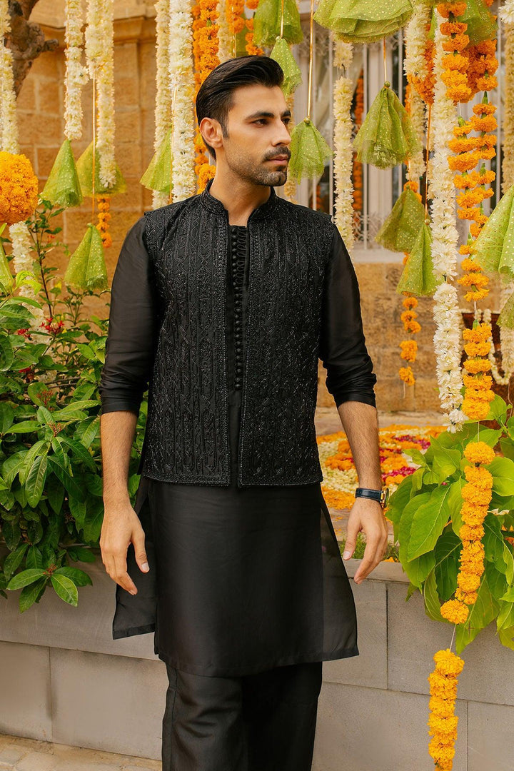 Dawar Waistcoat - Annus Abrar - Mens - raniazara