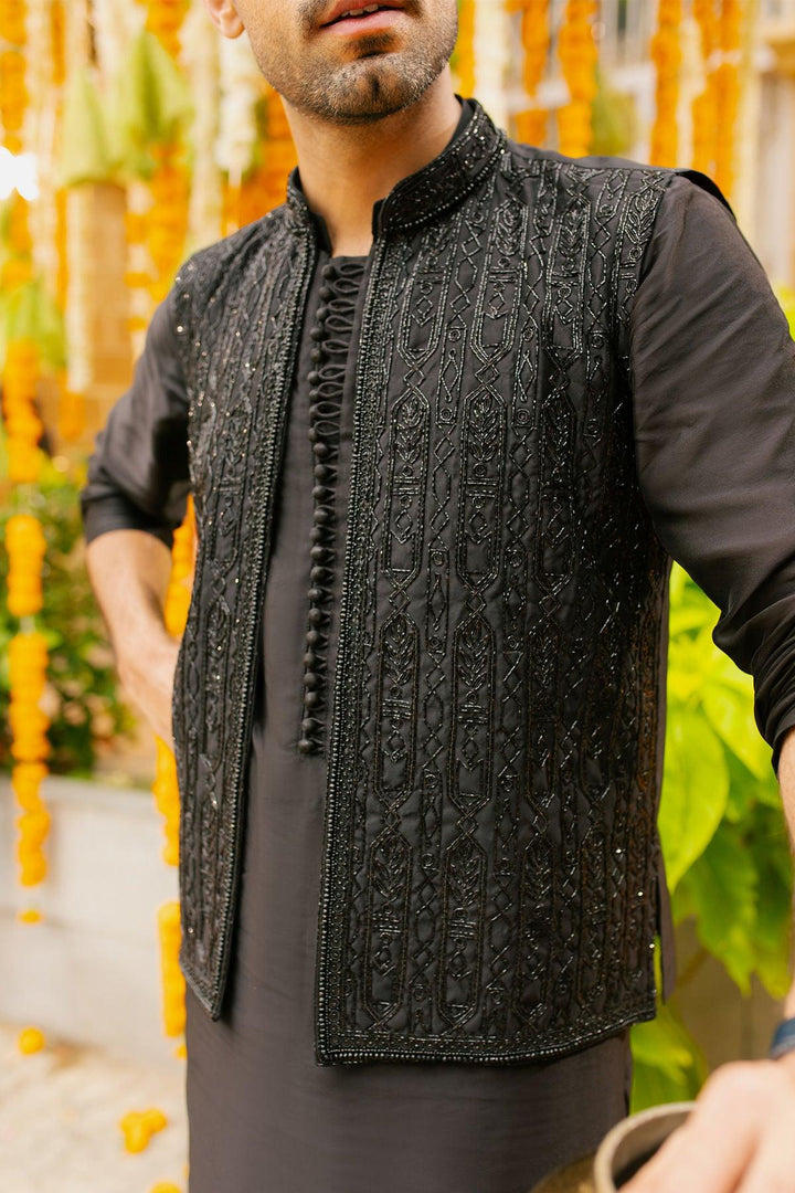 Dawar Waistcoat - Annus Abrar - Mens - raniazara