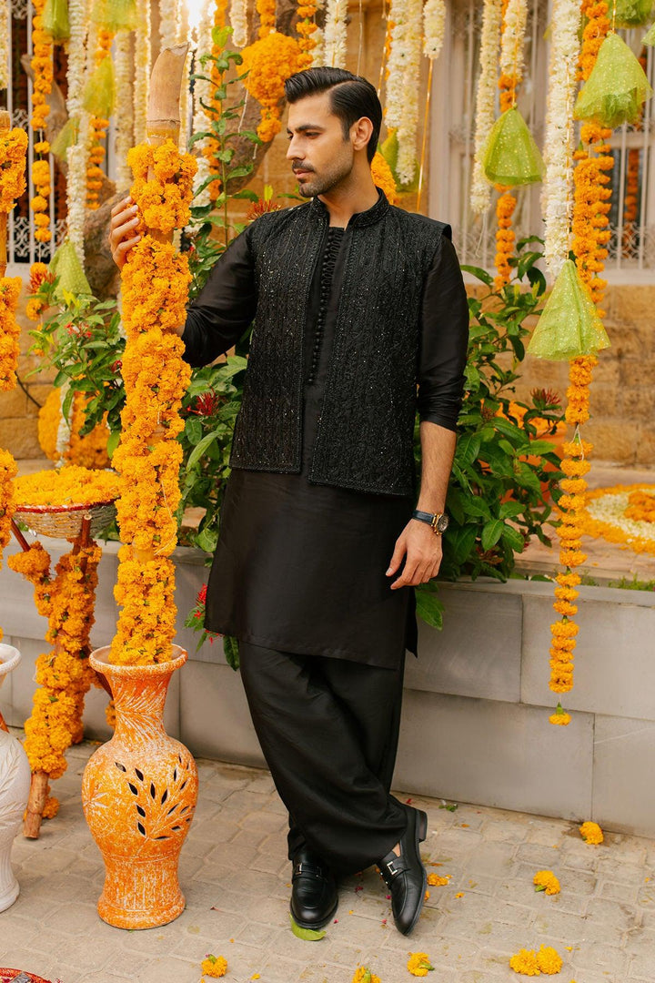 Dawar Waistcoat - Annus Abrar - Mens - raniazara