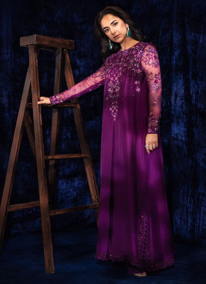 STARR AUBERGINE KAFTAN raniazarastudio