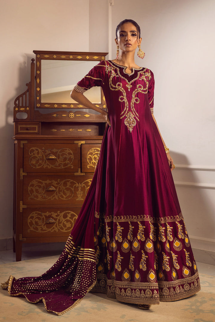 Gulsheen Kalidar (Shirt & Dupatta) - Annus Abrar - Party Wear Dress - raniazara