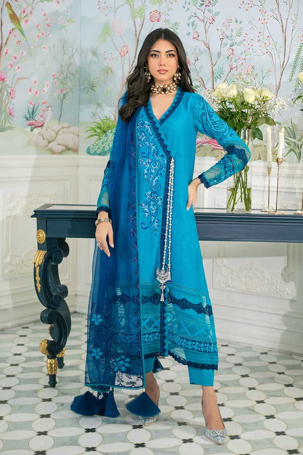 Enala - Angharka, Pants And Dupatta - Annus Abrar