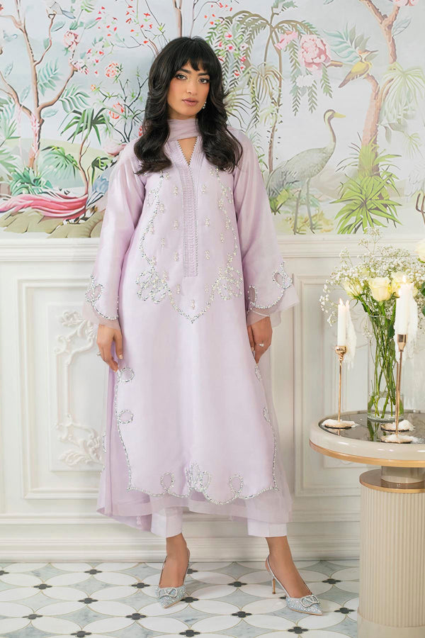 Alyra Lilac - Shirt And Pants - Annus Abrar