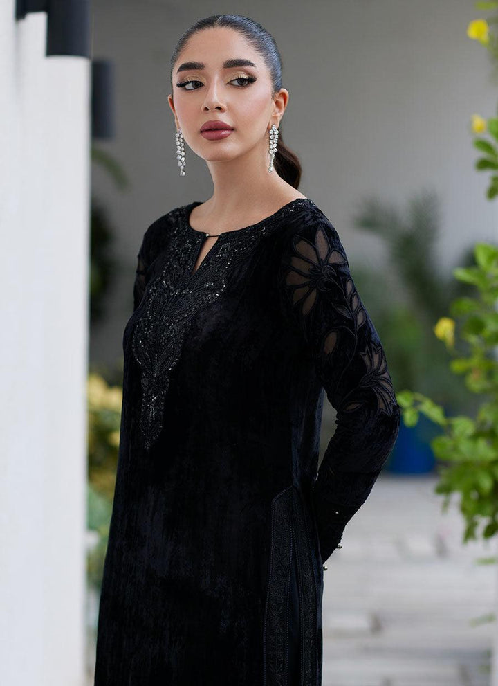 AFRIN ONYX CUTWORK SHIRT - Farah Talib Aziz - Pret - raniazara