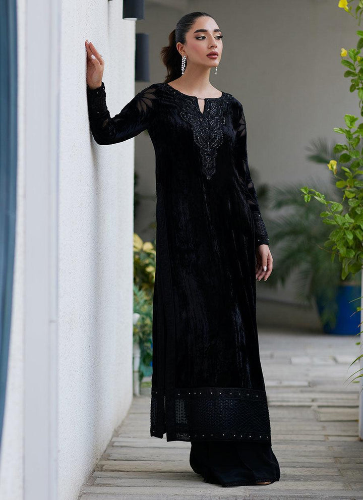 AFRIN ONYX CUTWORK SHIRT - Farah Talib Aziz - Pret - raniazara