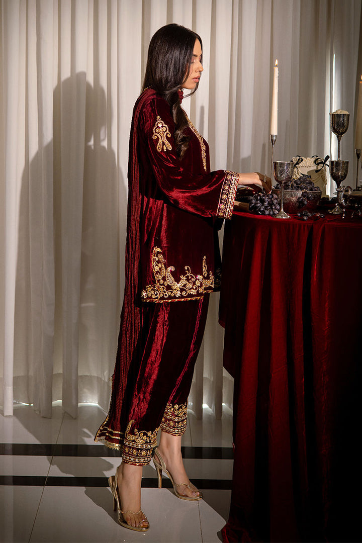 Carla - Ansab Jahangir - Velvet Suit - raniazara