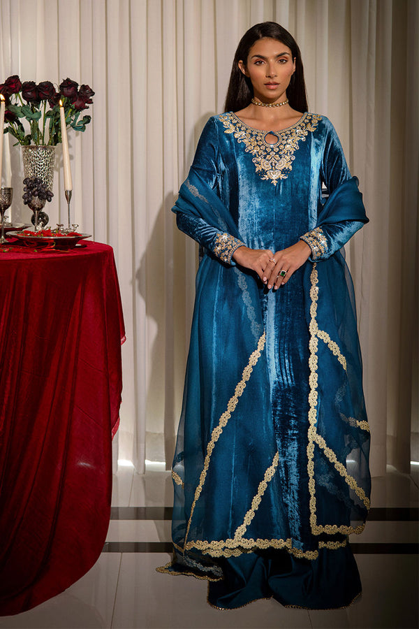 Charlotte - Ansab Jahangir - Velvet Suit - raniazara