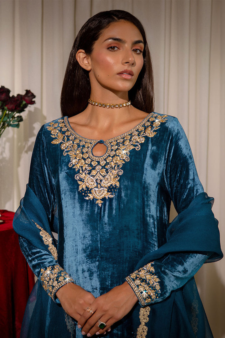 Charlotte - Ansab Jahangir - Velvet Suit - raniazara