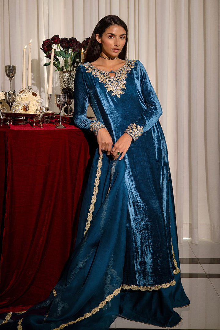 Charlotte - Ansab Jahangir - Velvet Suit - raniazara