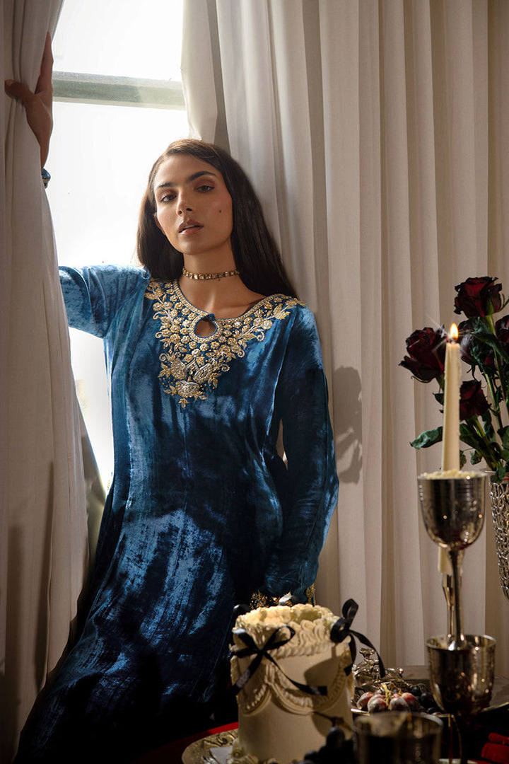 Charlotte - Ansab Jahangir - Velvet Suit - raniazara