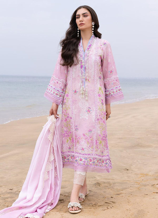 SYDNEY BLUSH SHIRT AND DUPATTA- FARAH TALIB AZIZ -  Pret