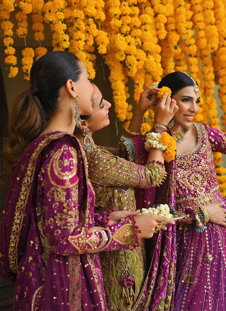 DONNA ORCHID PURPLE KALIDAAR - Farah Talib Aziz - Mehndi - raniazara