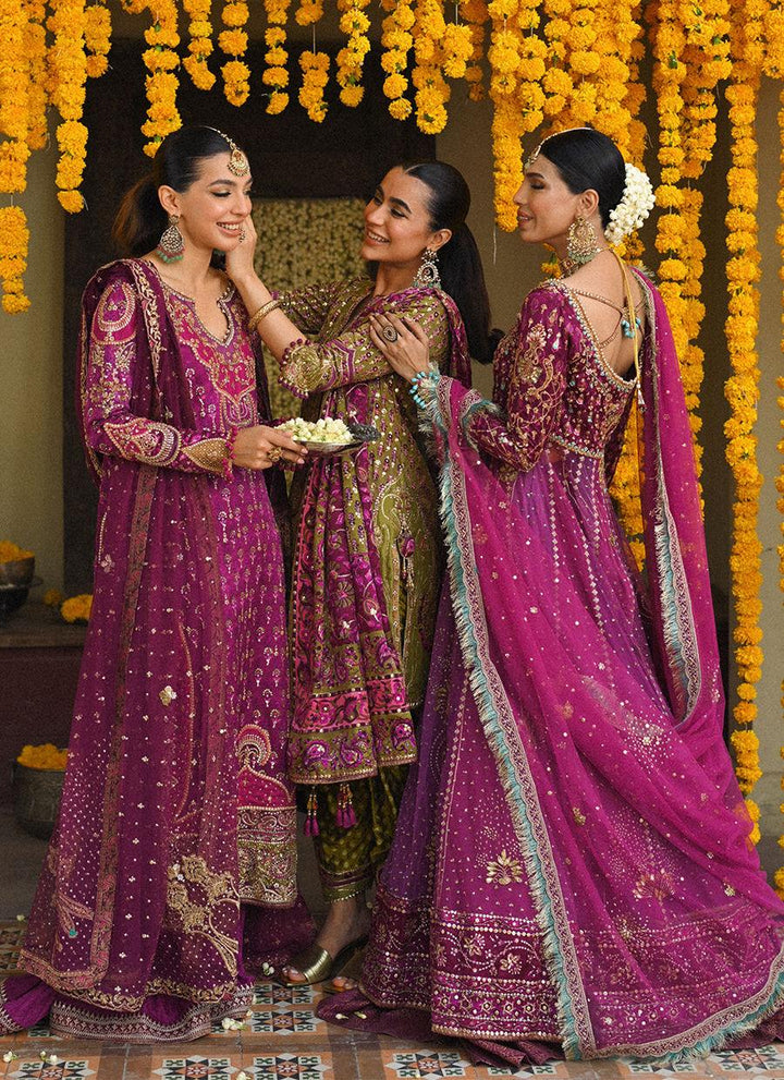 DONNA ORCHID PURPLE KALIDAAR - Farah Talib Aziz - Mehndi - raniazara