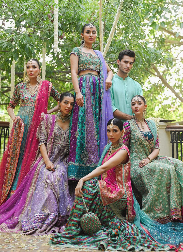 FELICITY AQUA-MINT ANGHARKHA - Farah Talib Aziz - Mehndi - raniazara