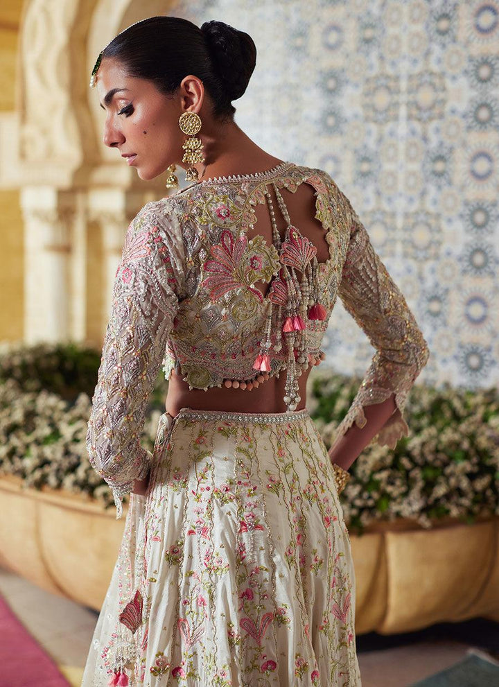 Amarisa Ivory Lehenga Choli - Farah Talib Aziz - Bridal - raniazara