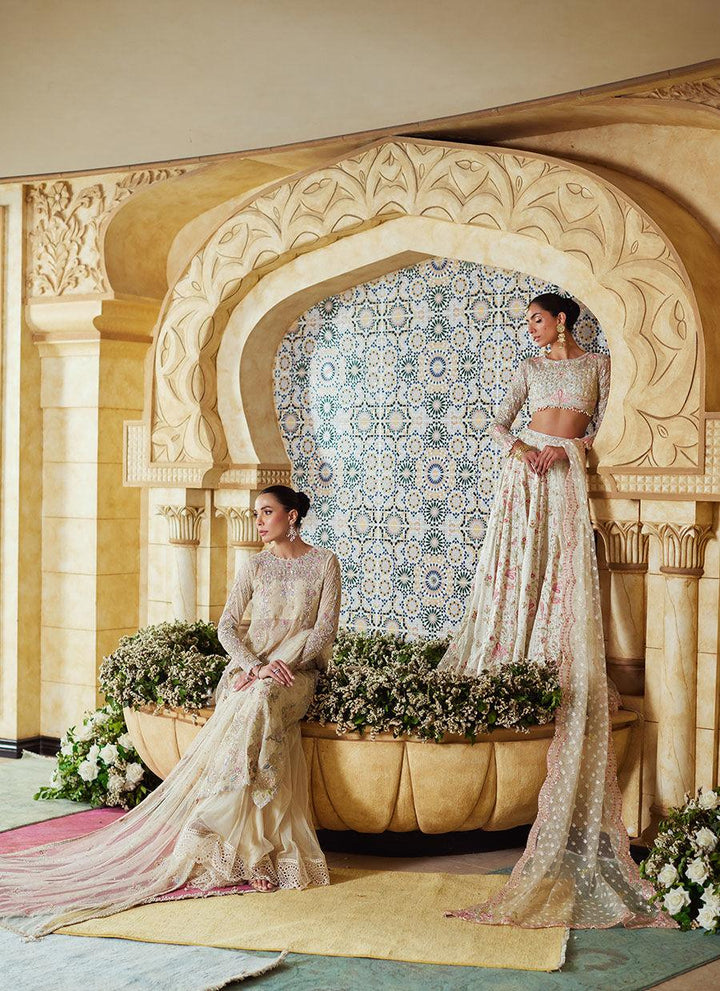 Amarisa Ivory Lehenga Choli - Farah Talib Aziz - Bridal - raniazara