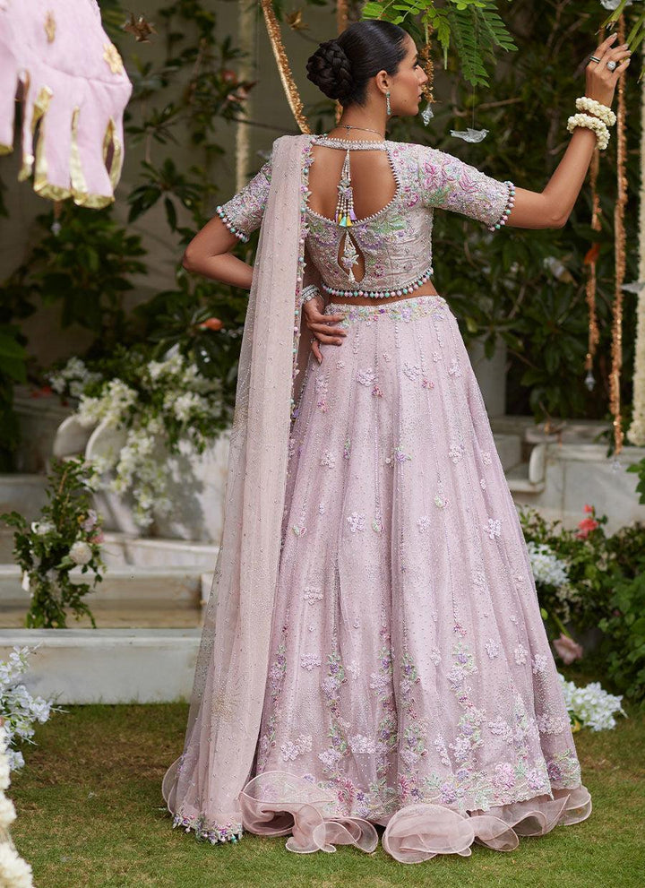 Gisel Powder Pink Lehenga Choli - Farah Talib Aziz - Bridal - raniazara