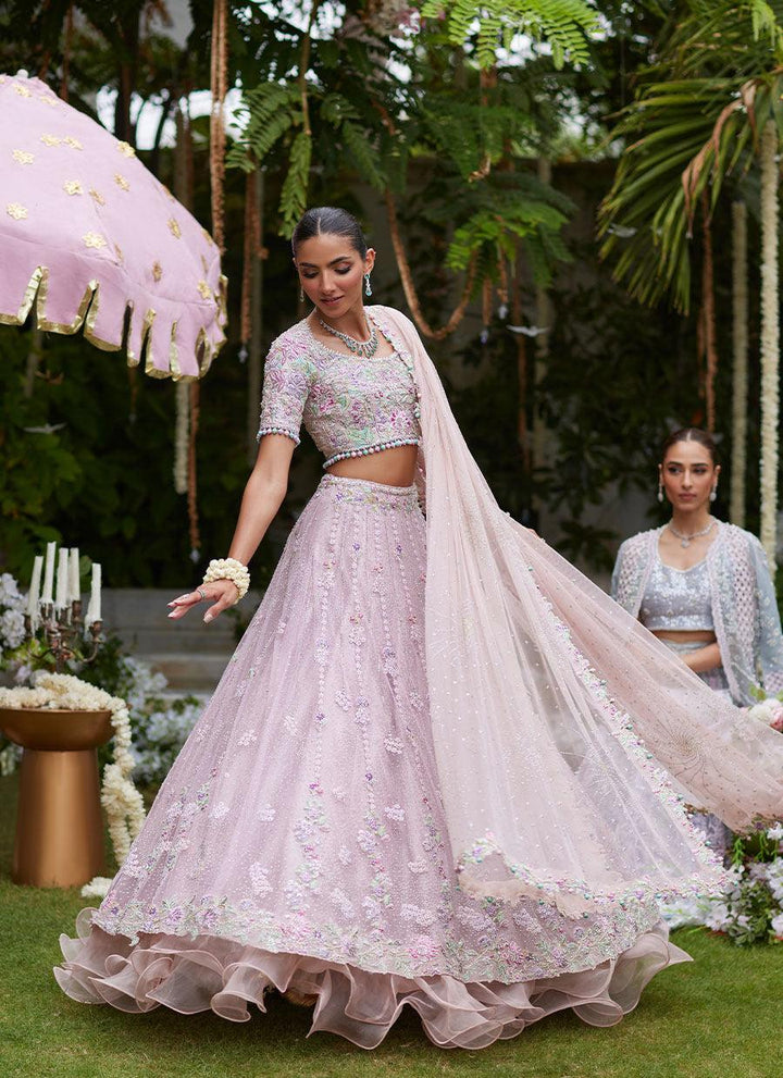 Gisel Powder Pink Lehenga Choli - Farah Talib Aziz - Bridal - raniazara