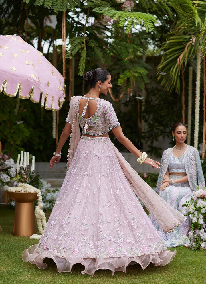 Gisel Powder Pink Lehenga Choli - Farah Talib Aziz - Bridal - raniazara