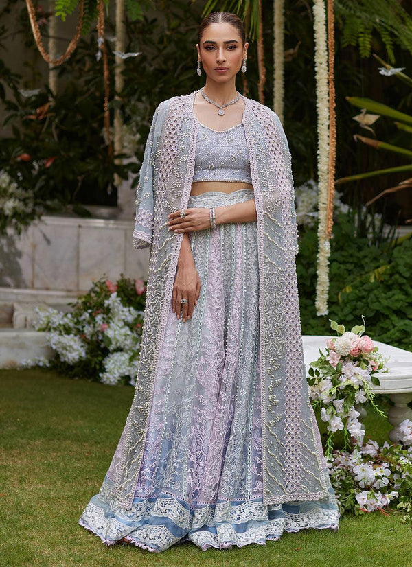 Zephra Pastel Hued Jacket - Farah Talib Aziz - Bridal - raiazara