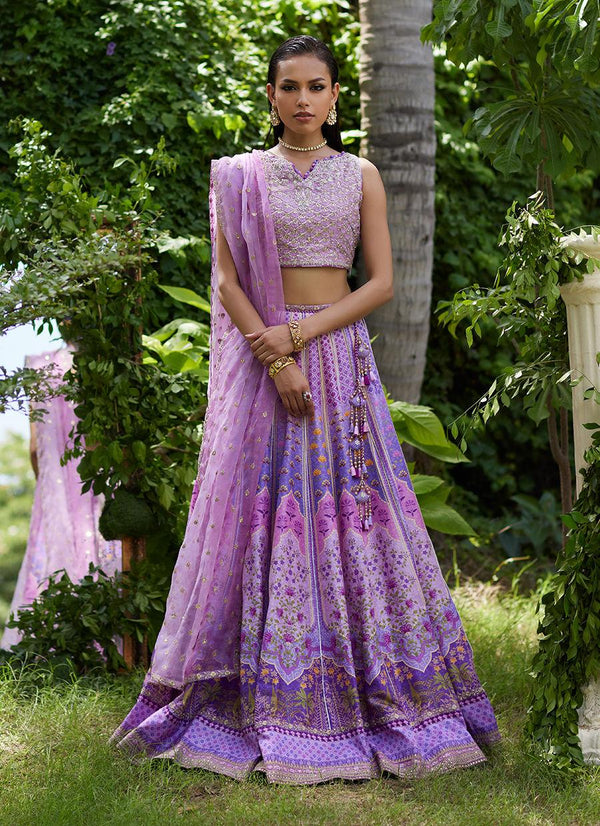 Ferazia Embellished Lehenga Choli - Farah Talib Aziz - Pakistani Suits - Pret - raniazara