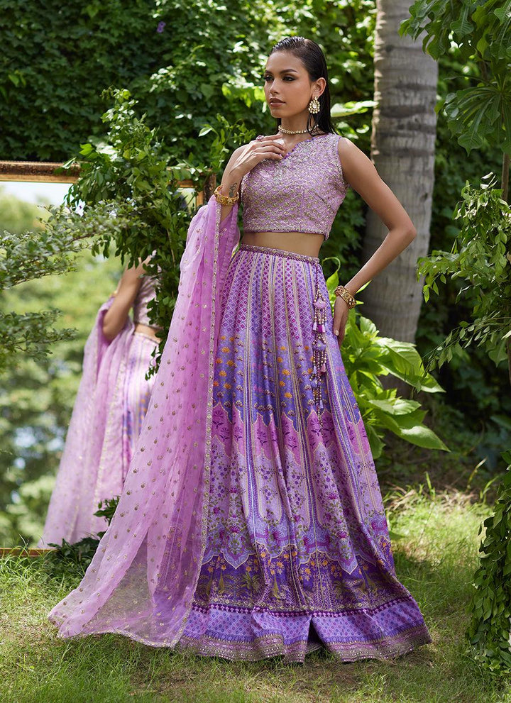 Ferazia Embellished Lehenga Choli - Farah Talib Aziz - Pakistani Suits - Pret - raniazara