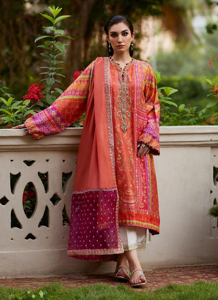 Fadil Shirt And Dupatta - Farah Talib Aziz - Pakistani Suits - Pret - raniazara