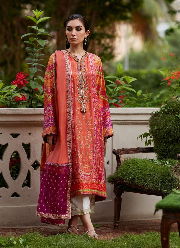 Fadil Shirt And Dupatta - Farah Talib Aziz - Pakistani Suits - Pret - raniazara